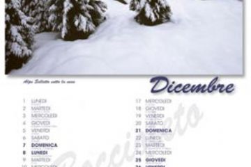 Calendario 2008 - Dicembre (Ft. Giulio Veggi)